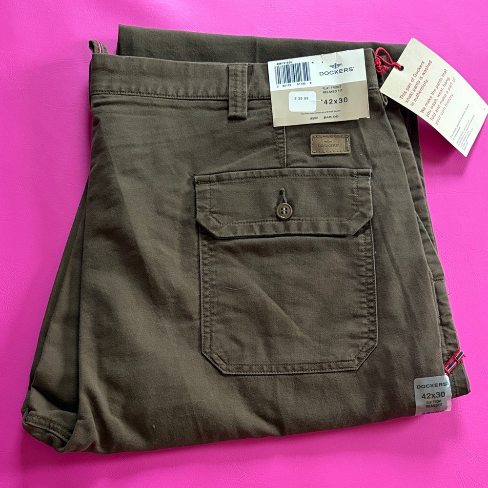 Dockers Dark Brown Trousers